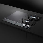 Gas on Glass Cooktop, 30cm, Black Glass gallery detail image