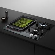 Gas on Glass Cooktop, 30cm, Black Glass gallery detail image