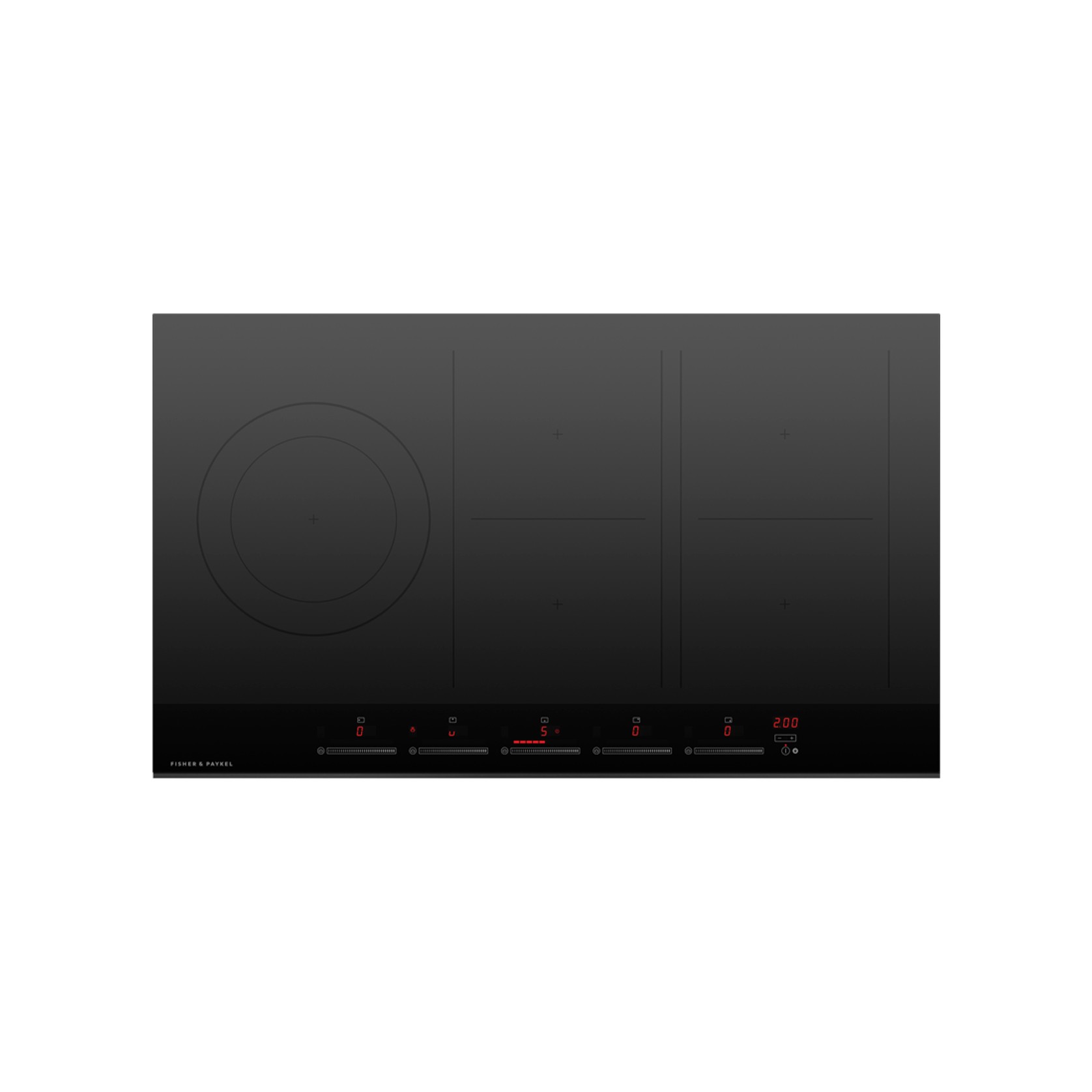 Induction Cooktop, 90cm, 5 Zones with SmartZone gallery detail image
