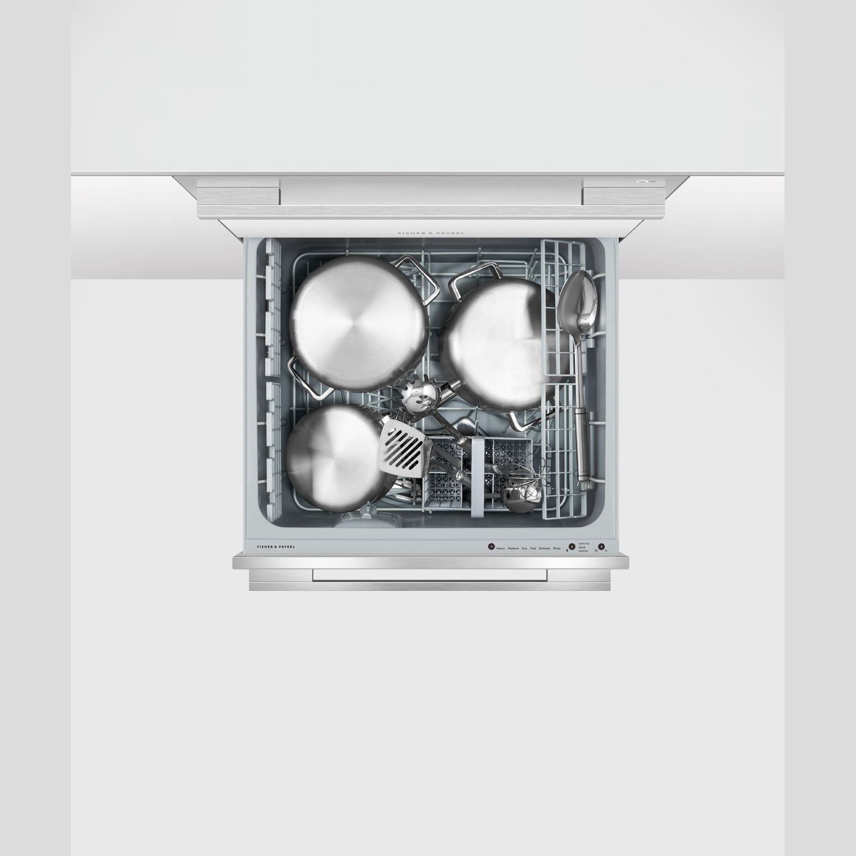 Double DishDrawer Dishwasher, Stainless Steel, Sanitise gallery detail image
