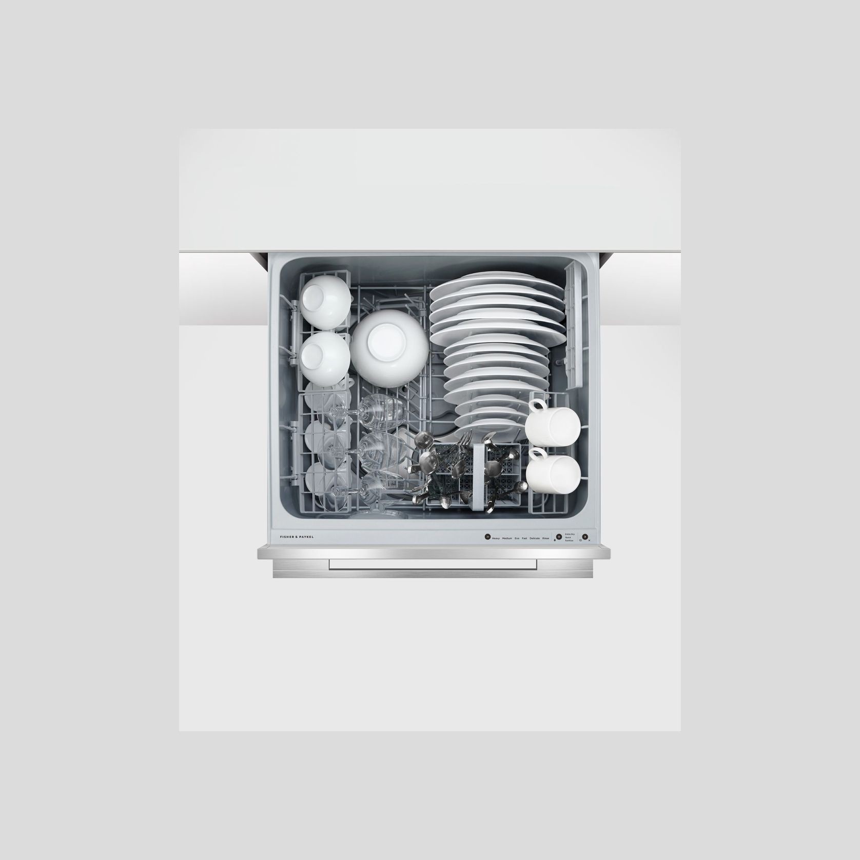 Single DishDrawer Dishwasher, Tall, Sanitise, Series 9 gallery detail image