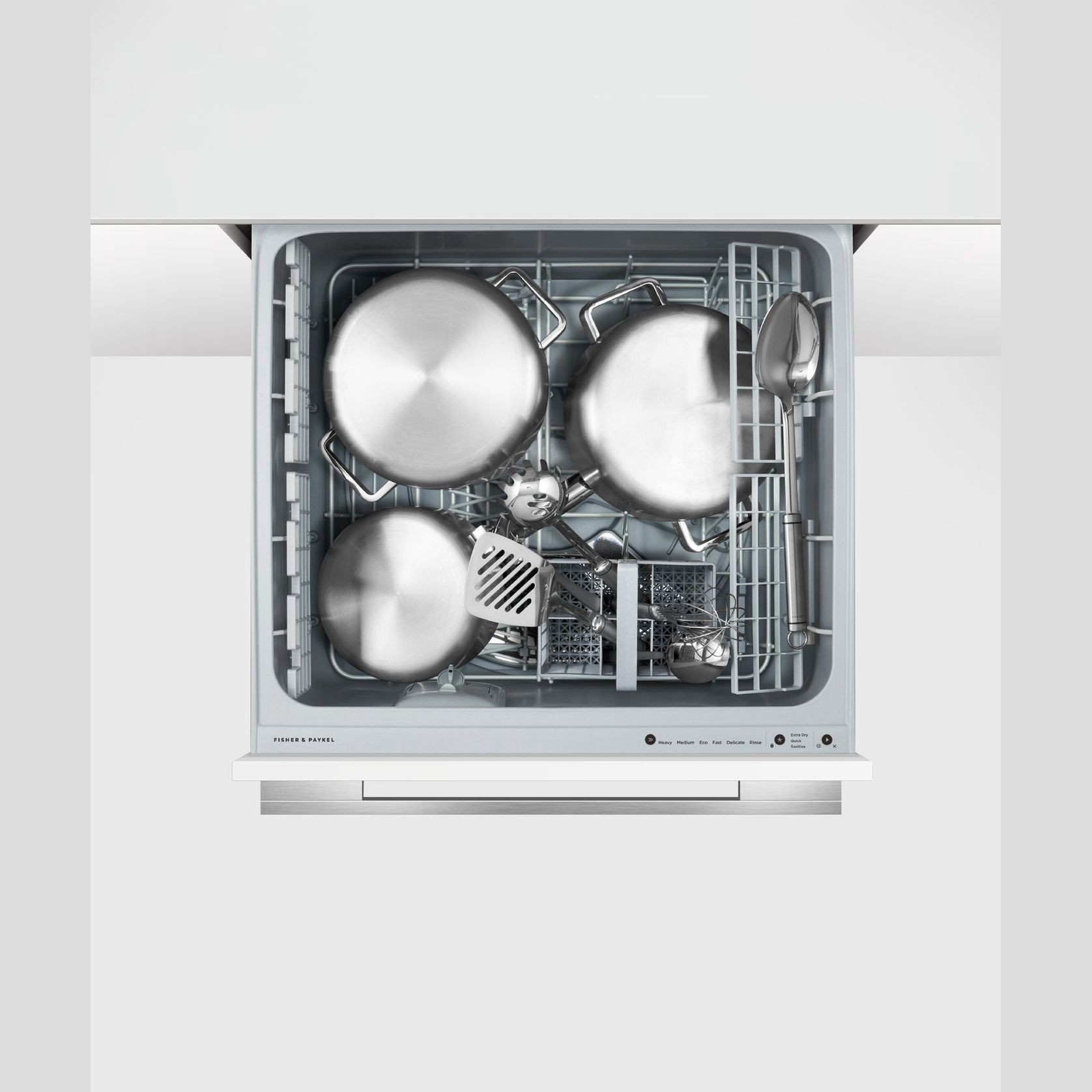 Integrated Single DishDrawer Dishwasher, Sanitise gallery detail image