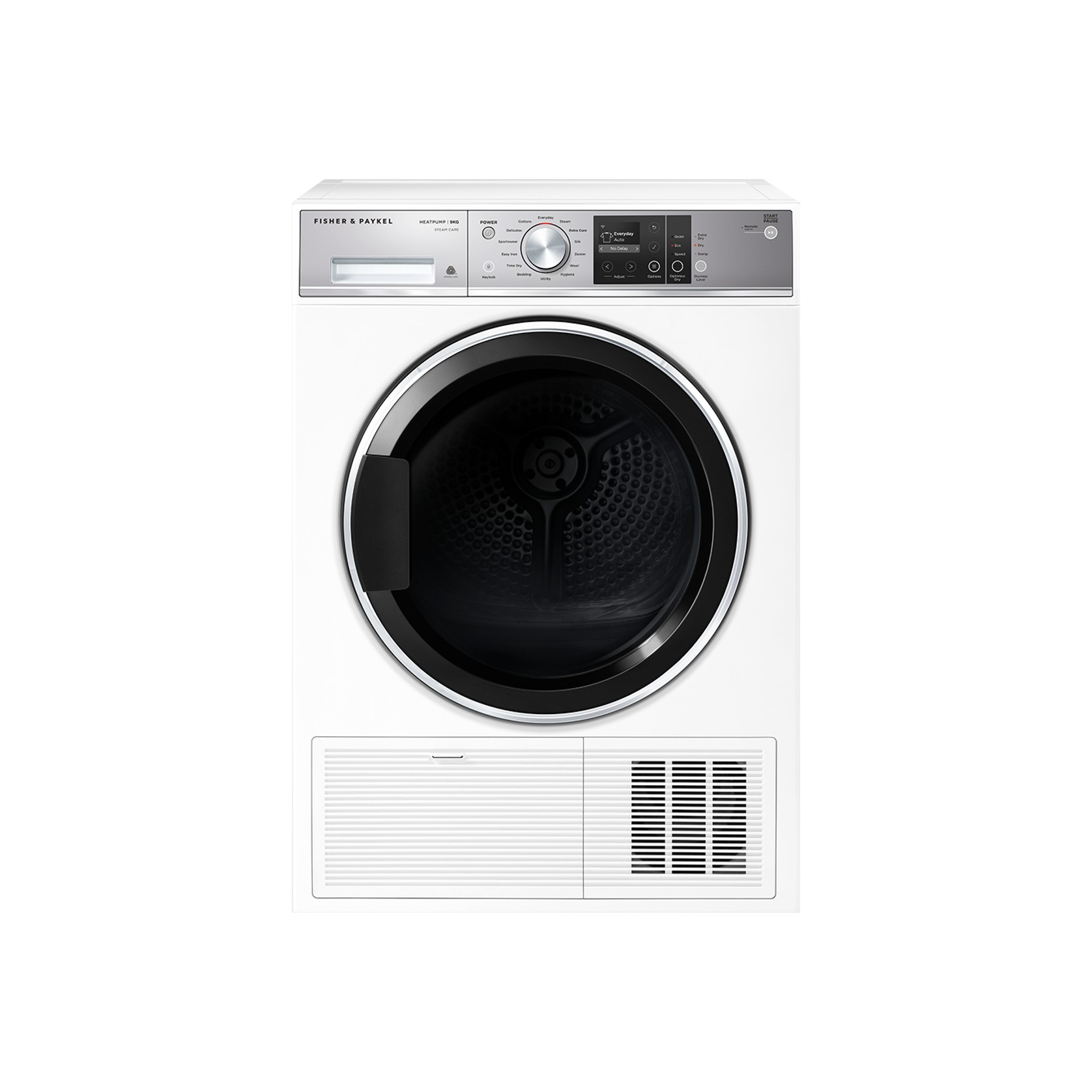 Heat Pump Dryer, White, 9kg, Steam Care gallery detail image