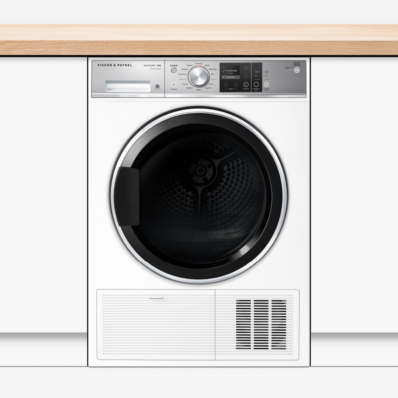 Heat Pump Dryer, White, 9kg, Steam Care gallery detail image