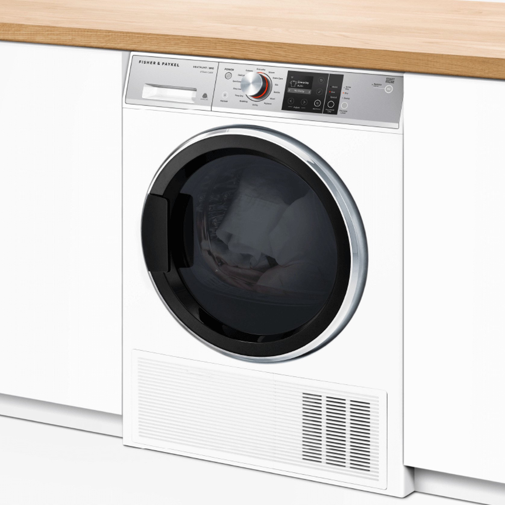 Heat Pump Dryer, White, 9kg, Steam Care gallery detail image