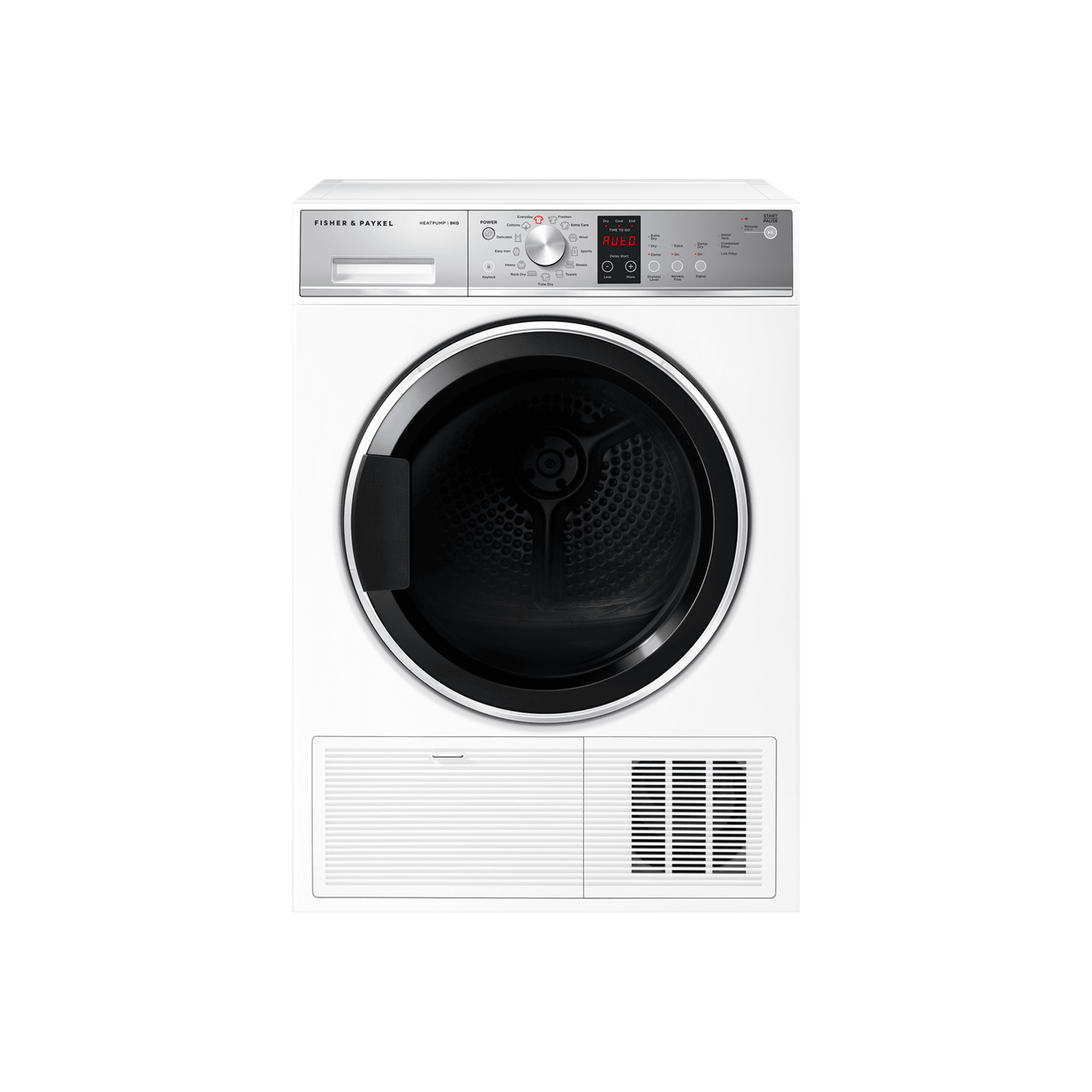 Heat Pump Dryer, 9kg, White ArchiPro NZ