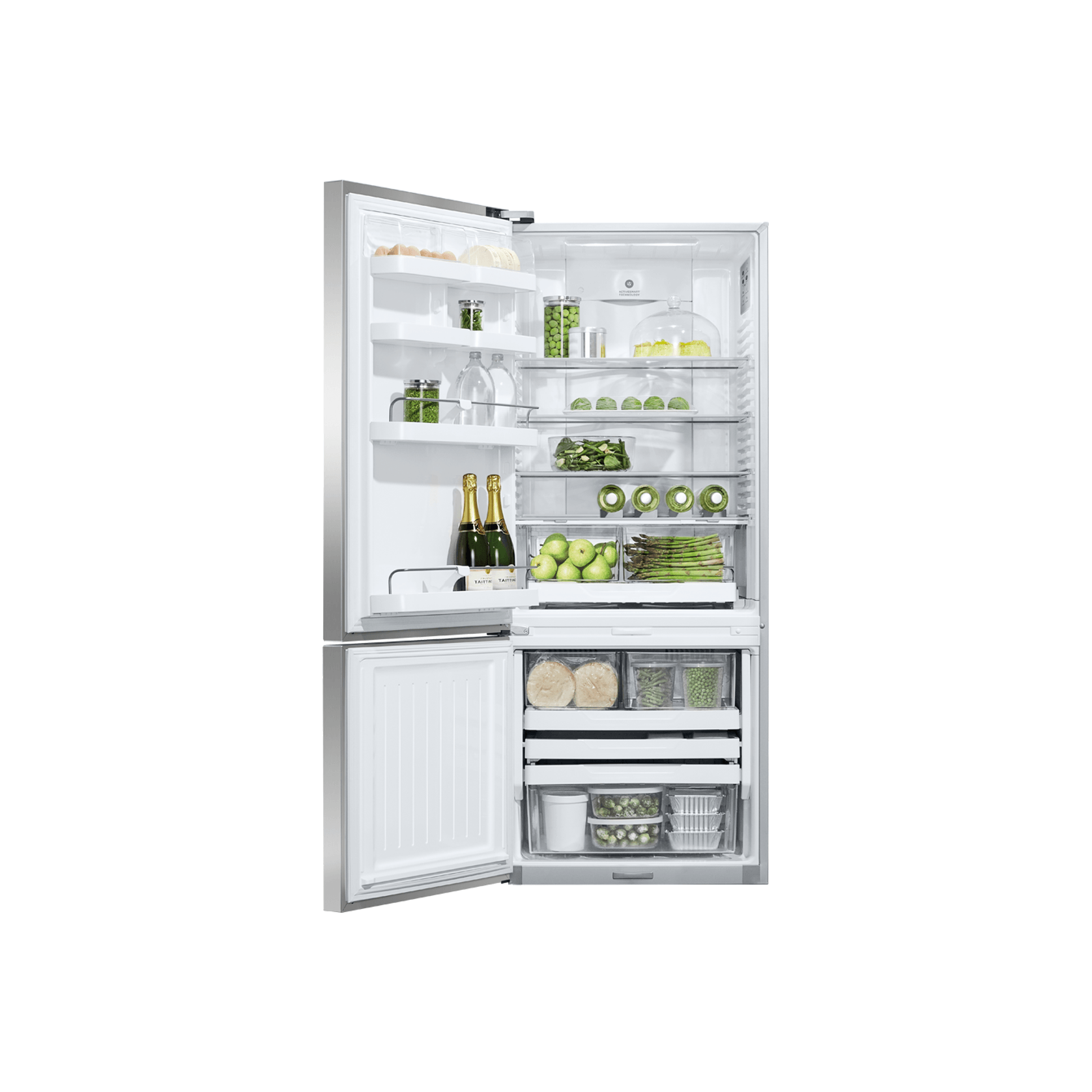 Freestanding Refrigerator Freezer, 68cm, 413L, Left Hinge ArchiPro NZ