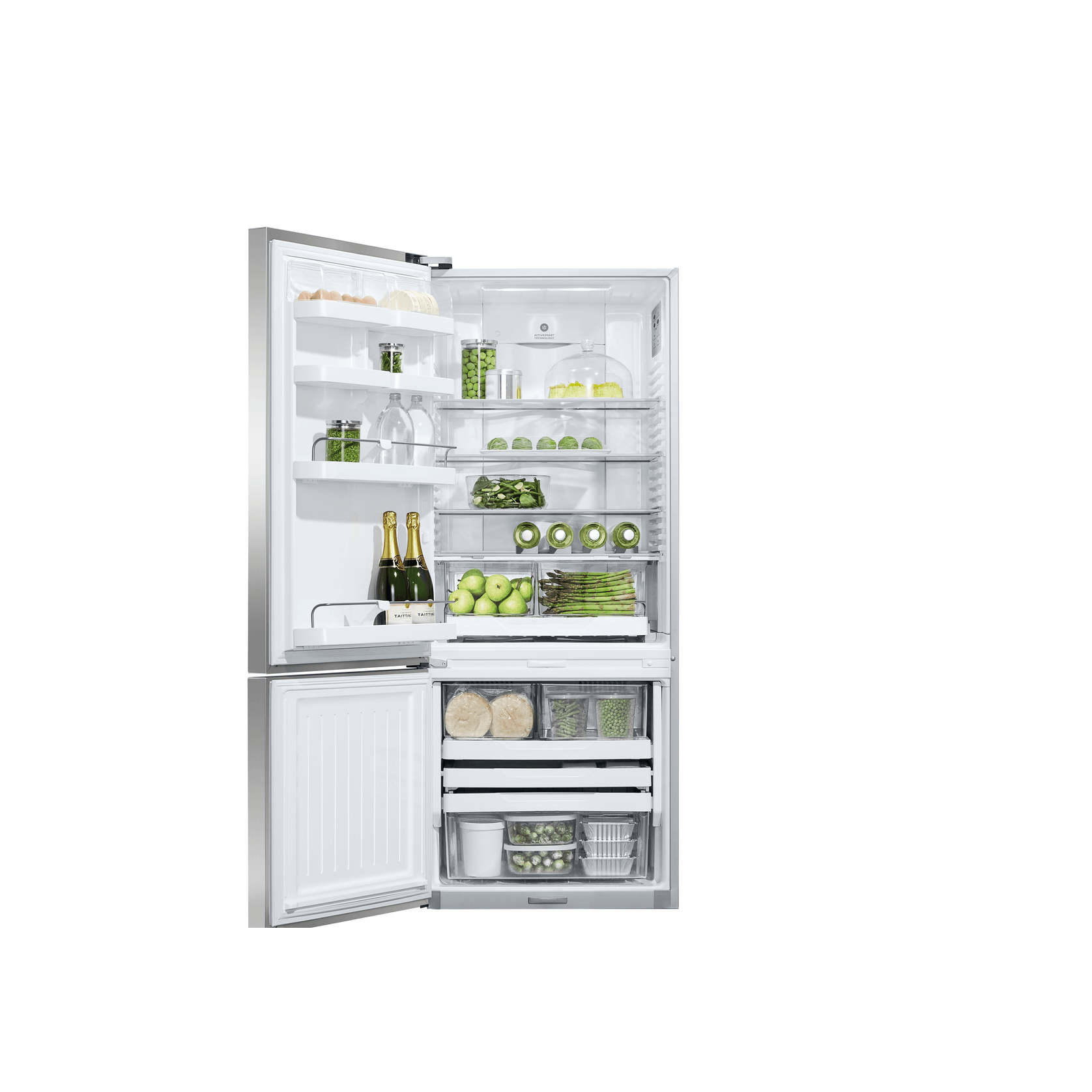 Freestanding Refrigerator Freezer, 68cm, 413L, Left Hinge ArchiPro NZ