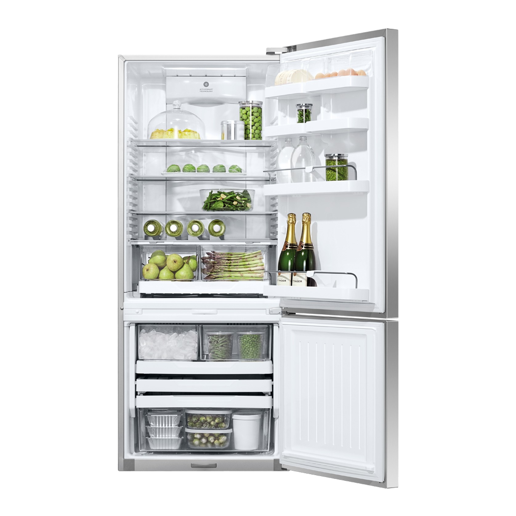 Freestanding Refrigerator Freezer, 68cm, 413L, Ice & Wa gallery detail image