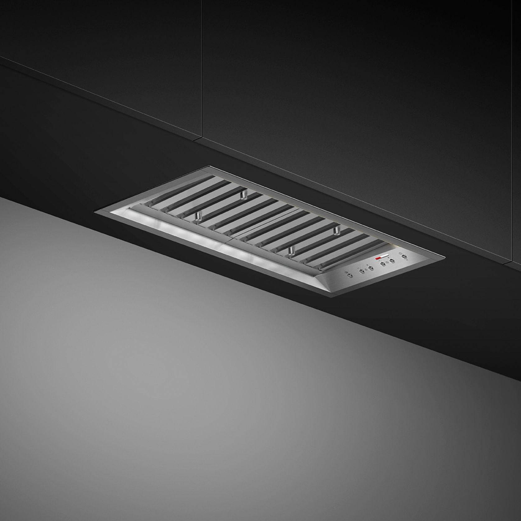 Integrated Insert Rangehood, 60cm, Stainless Steel gallery detail image