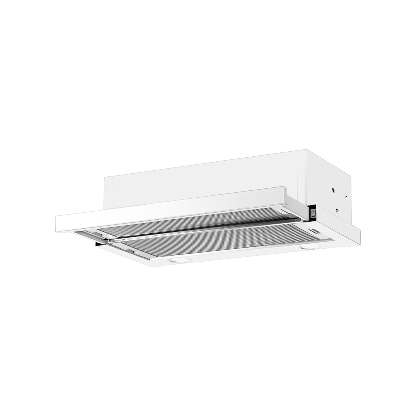 Wall Rangehood, 60cm, Telescopic, White gallery detail image
