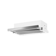 Wall Rangehood, 60cm, Telescopic, White gallery detail image