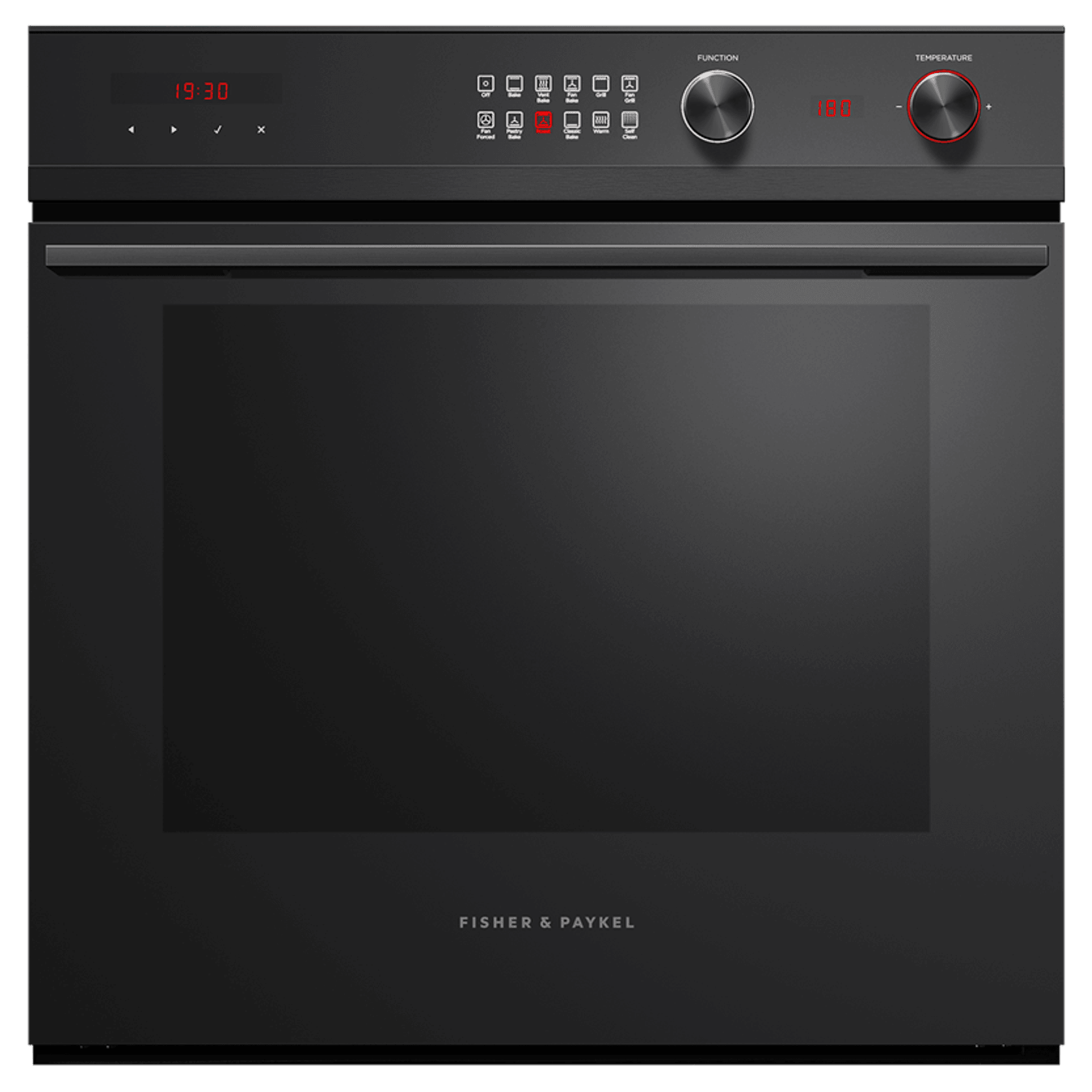 Oven, 60cm, 11 Function, Self-cleaning, Black gallery detail image