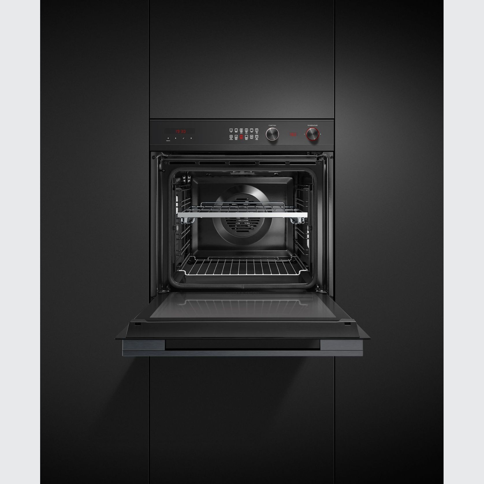 Oven, 60cm, 11 Function, Self-cleaning, Black gallery detail image