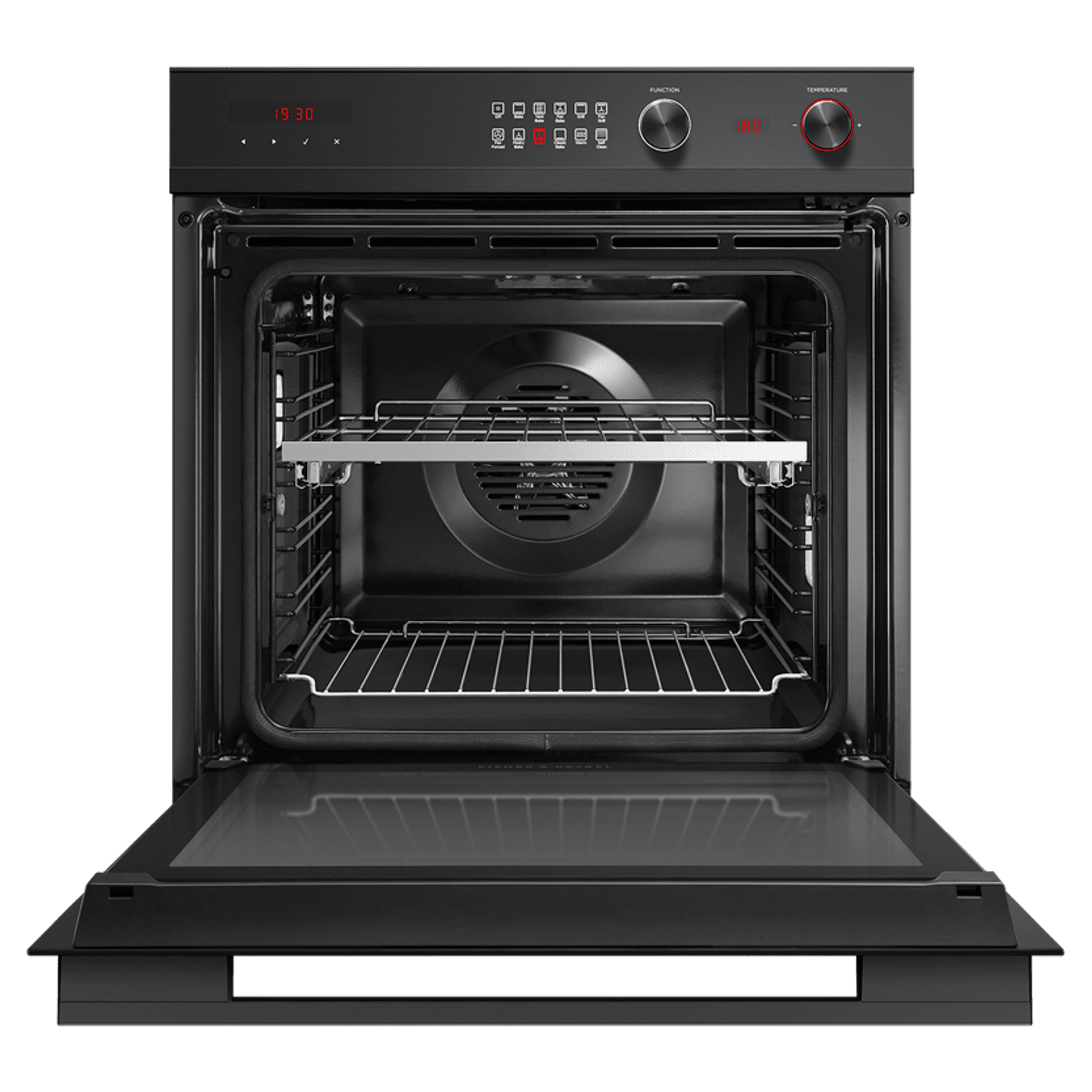 Oven, 60cm, 11 Function, Self-cleaning, Black gallery detail image