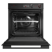 Oven, 60cm, 11 Function, Self-cleaning, Black gallery detail image
