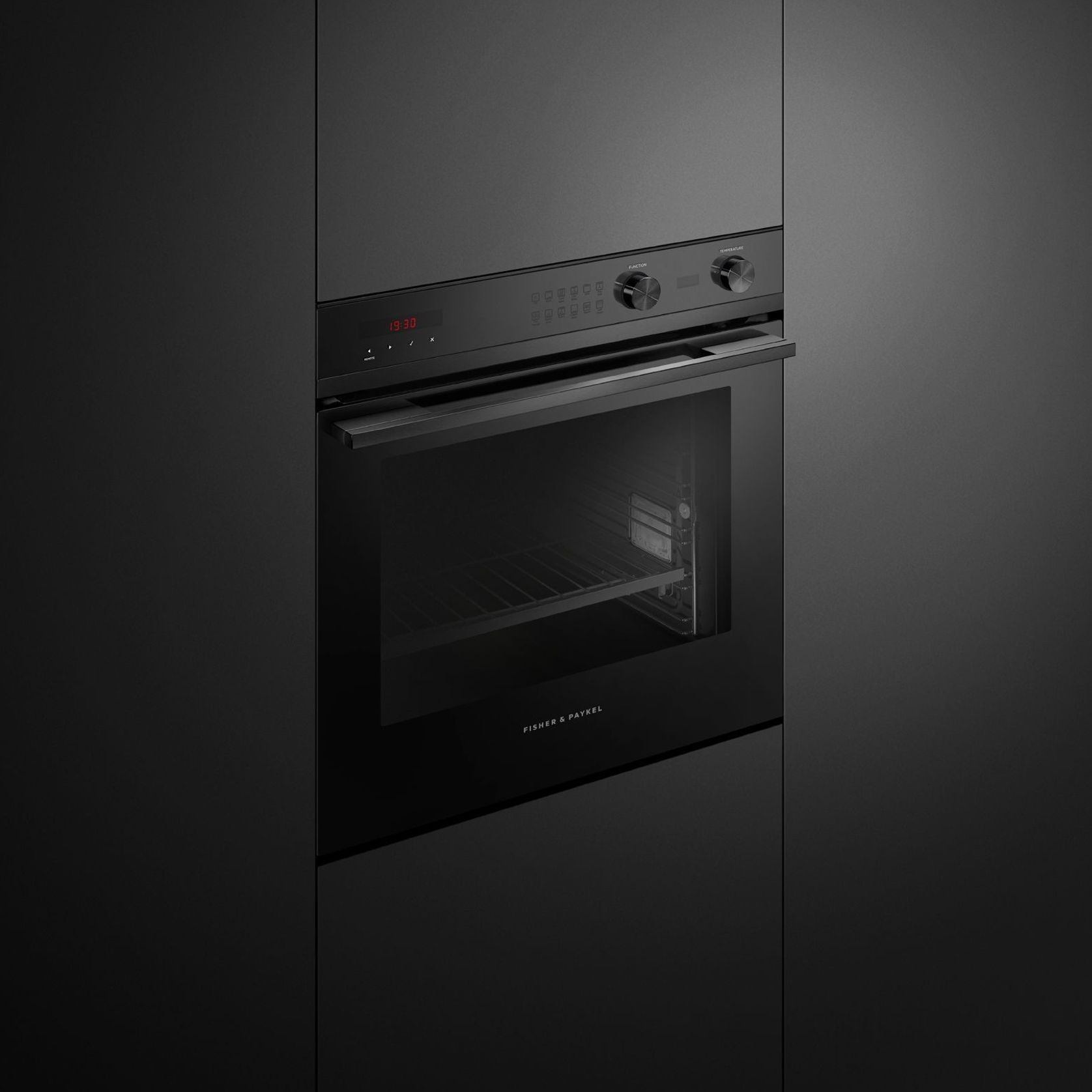 Oven, 60cm, 11 Function, Self-cleaning, Black gallery detail image