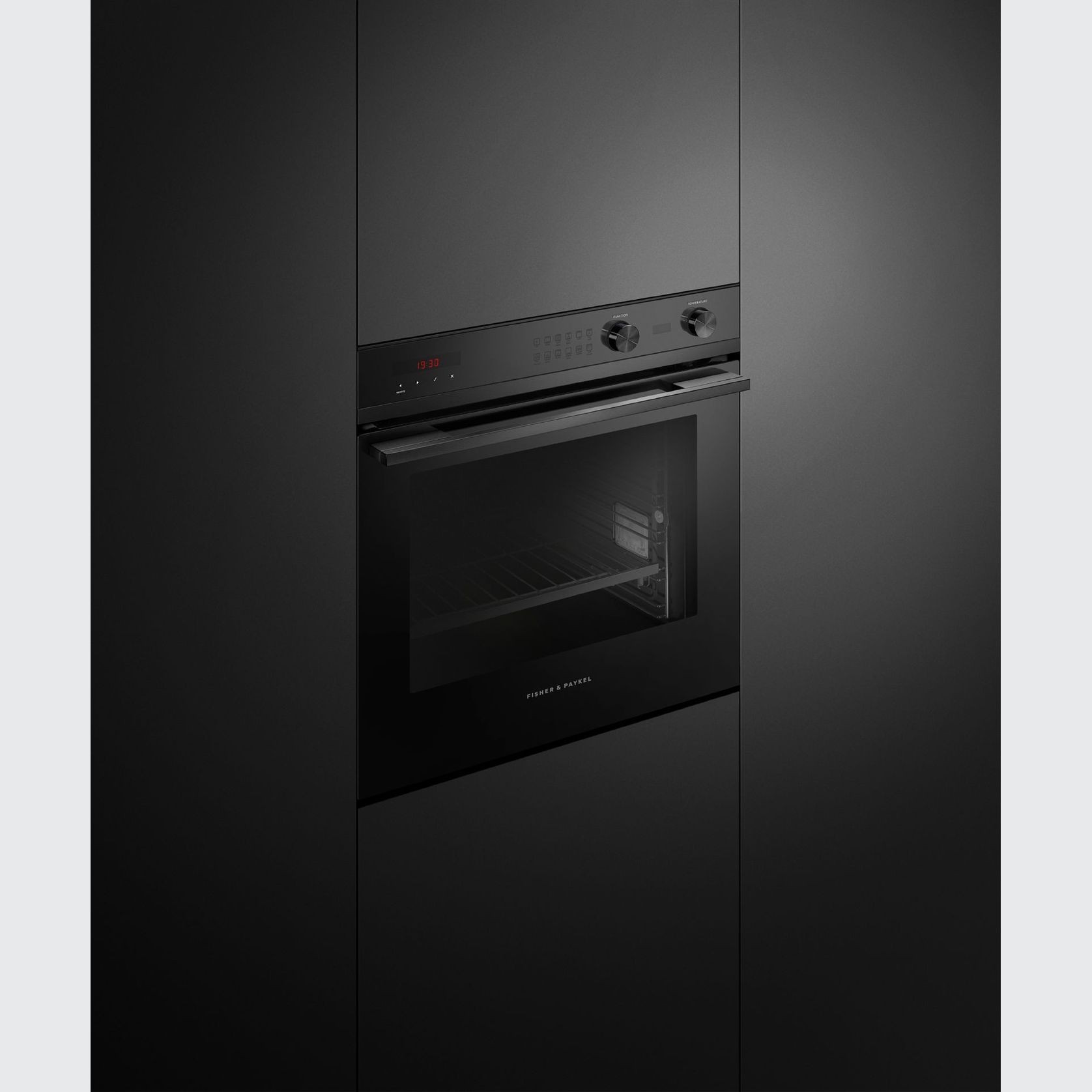 Oven, 60cm, 11 Function, Self-cleaning, Black gallery detail image