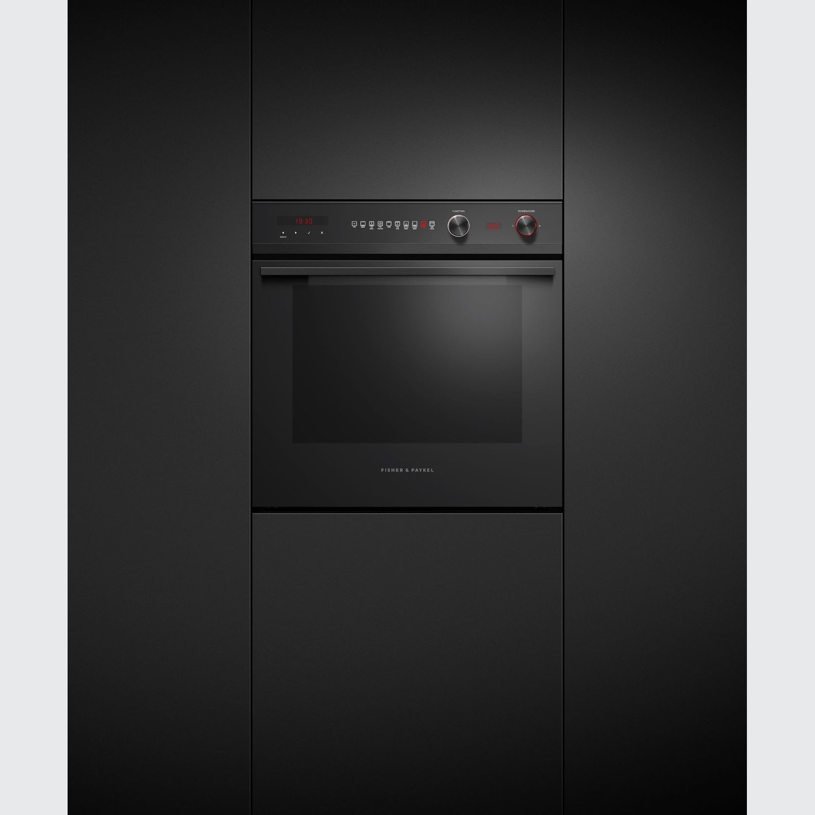 Oven, 60cm, 9 Function, Self-cleaning, Black gallery detail image