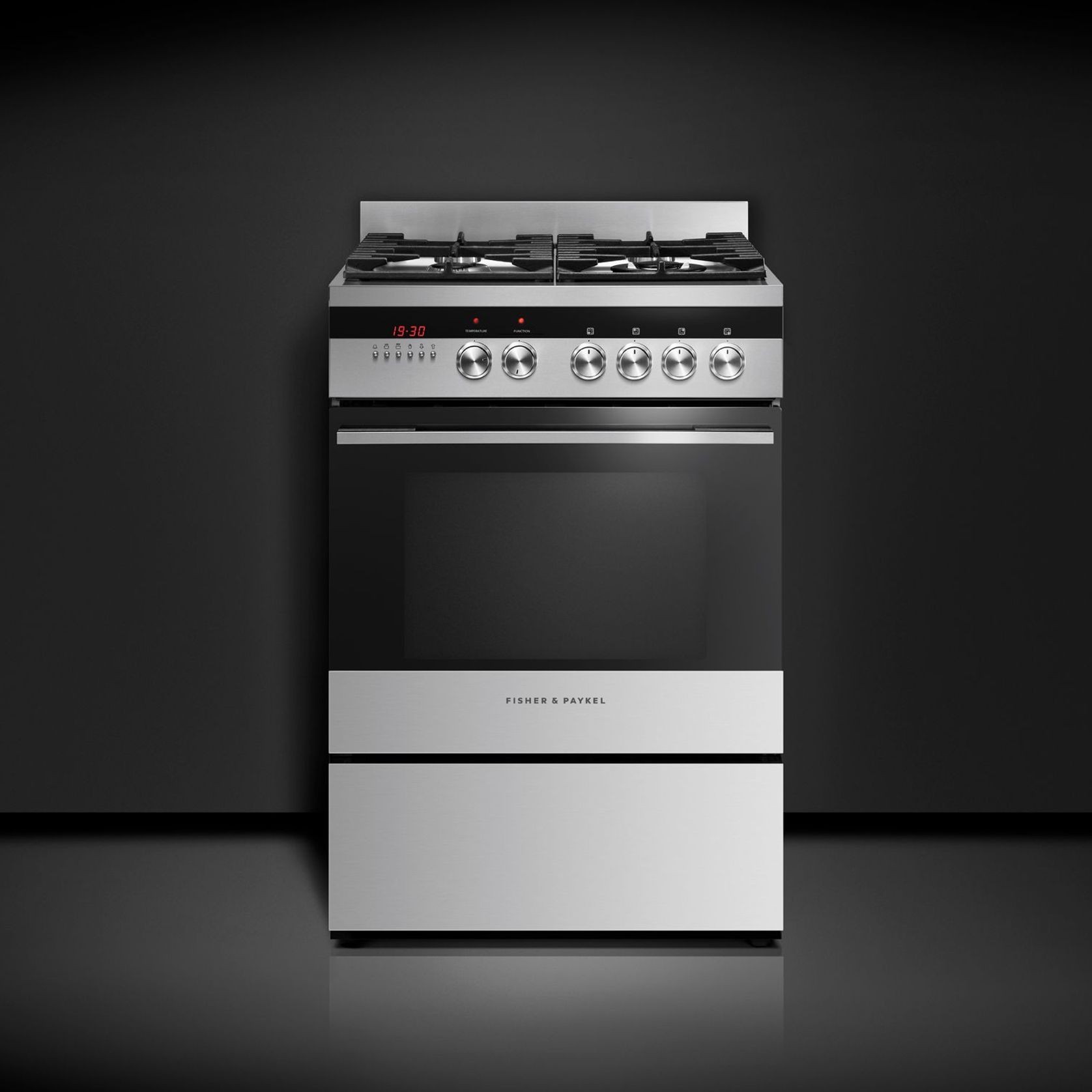Freestanding Cooker, Dual Fuel, 60cm, 4 Burners ArchiPro NZ