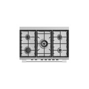 Freestanding Cooker, Dual Fuel, 90cm, 5 Burners, Stainless Steel gallery detail image