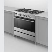 Freestanding Cooker, Dual Fuel, 90cm, 5 Burners, Stainless Steel gallery detail image