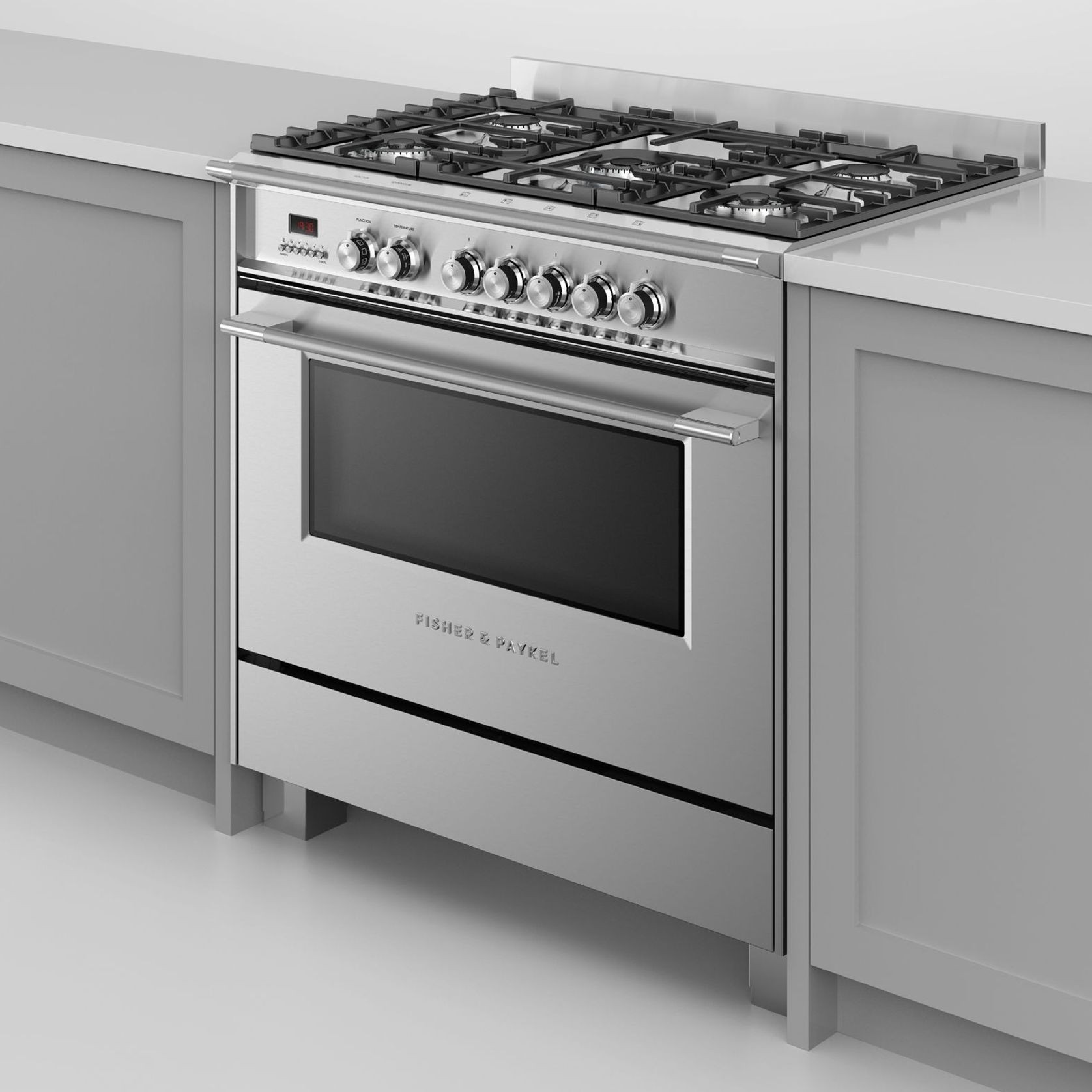 Freestanding Cooker, Dual Fuel, 90cm, 5 Burners gallery detail image