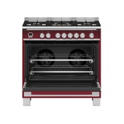 Freestanding Cooker, Dual Fuel, 90cm, 5 Burners, Self-cleaning gallery detail image