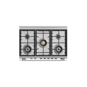 Freestanding Cooker, Dual Fuel, 90cm, 5 Burners, Self-cleaning, White gallery detail image