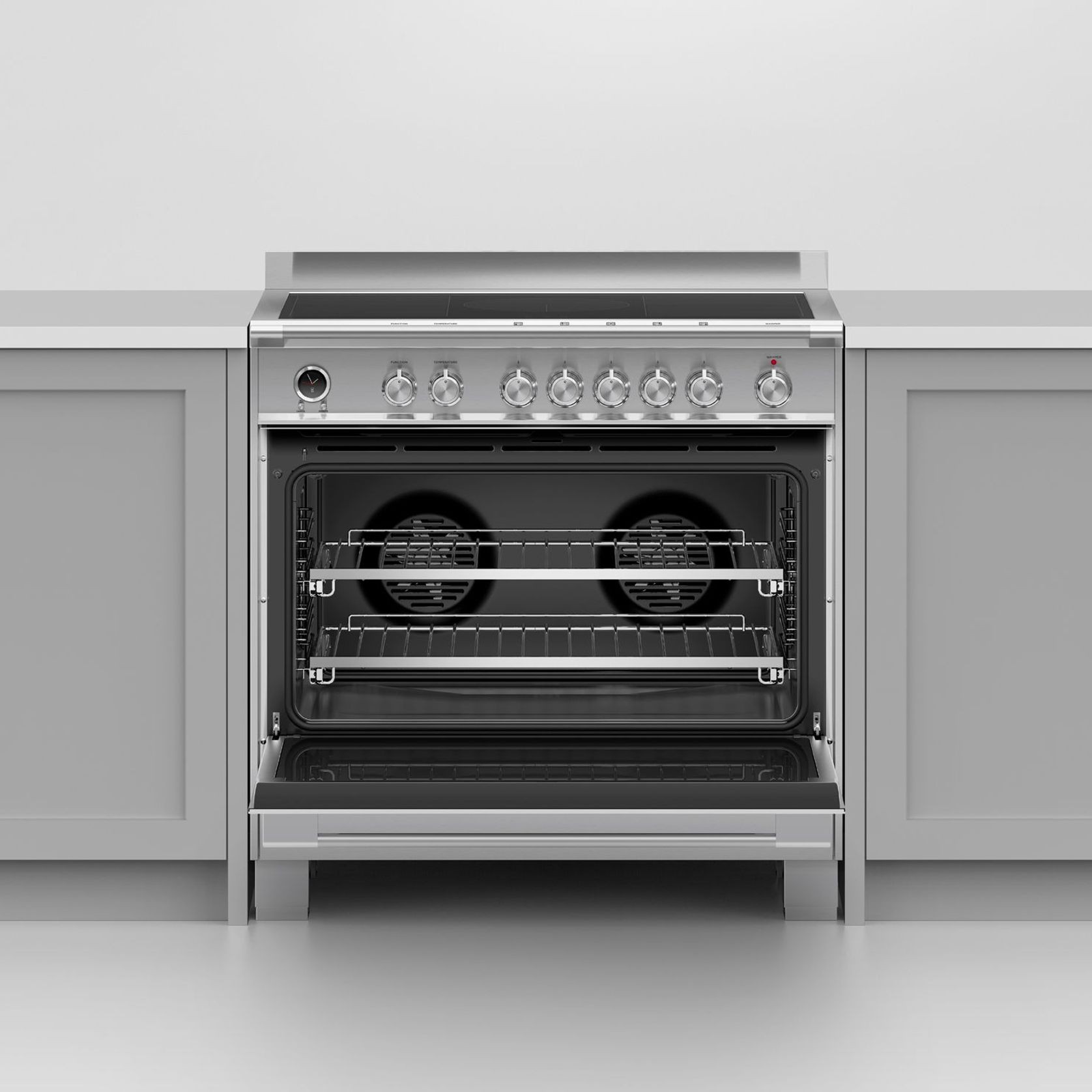 Freestanding Cooker, Induction, 90cm, 5 Zones with Smar gallery detail image