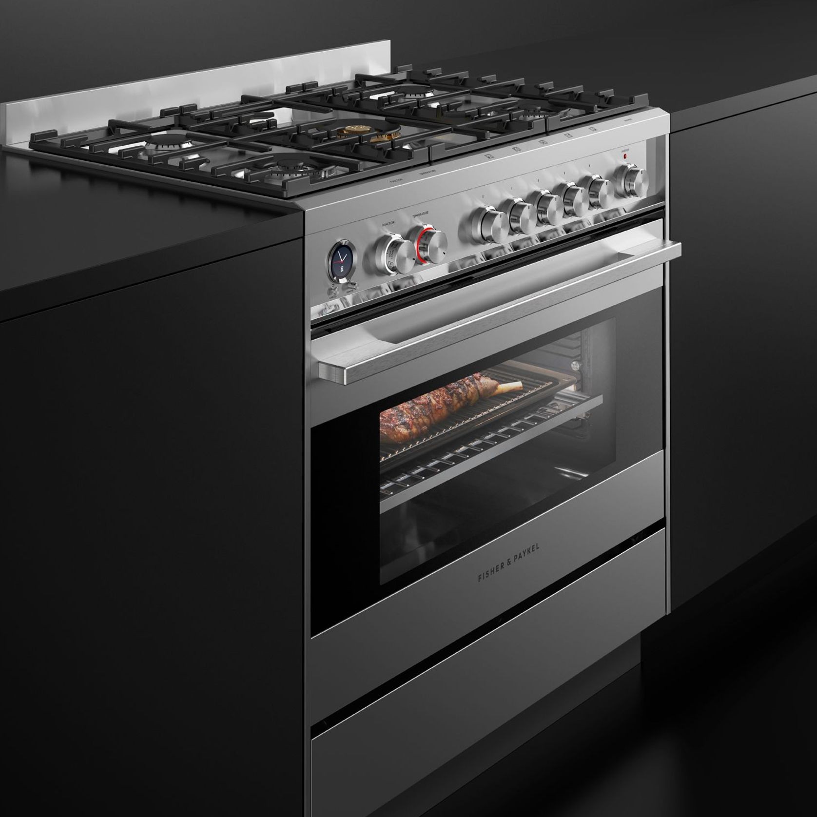 Freestanding Cooker, Dual Fuel, 90cm, Self-cleaning gallery detail image