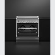 Stainless Steel Freestanding Cooker, Induction, 90cm, 5 Zones with SmartZone, Self-cleaning gallery detail image