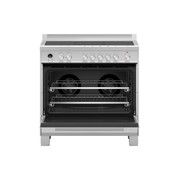 Stainless Steel Freestanding Cooker, Induction, 90cm, 5 Zones with SmartZone, Self-cleaning gallery detail image