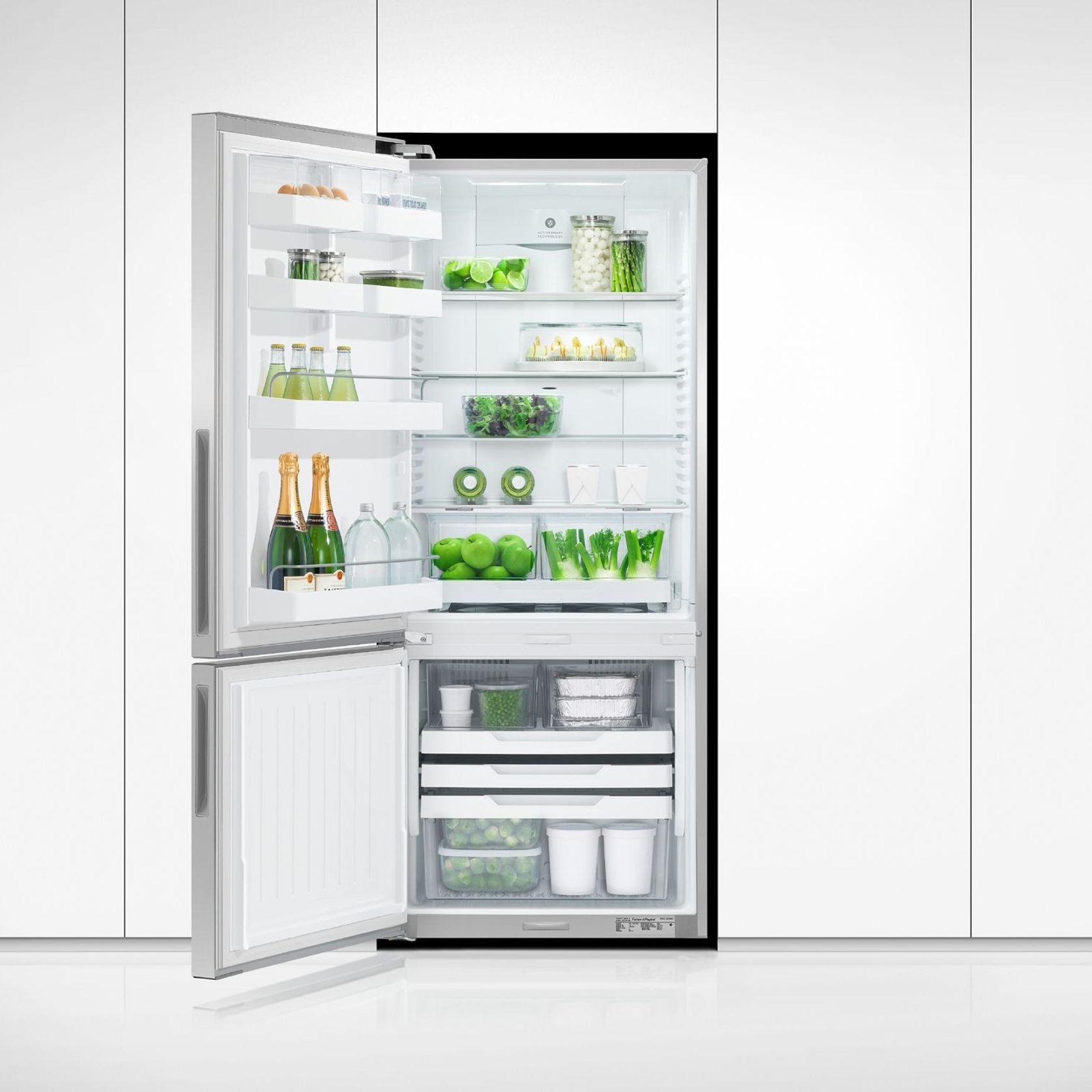 Freestanding Refrigerator Freezer, 68cm, 413L gallery detail image