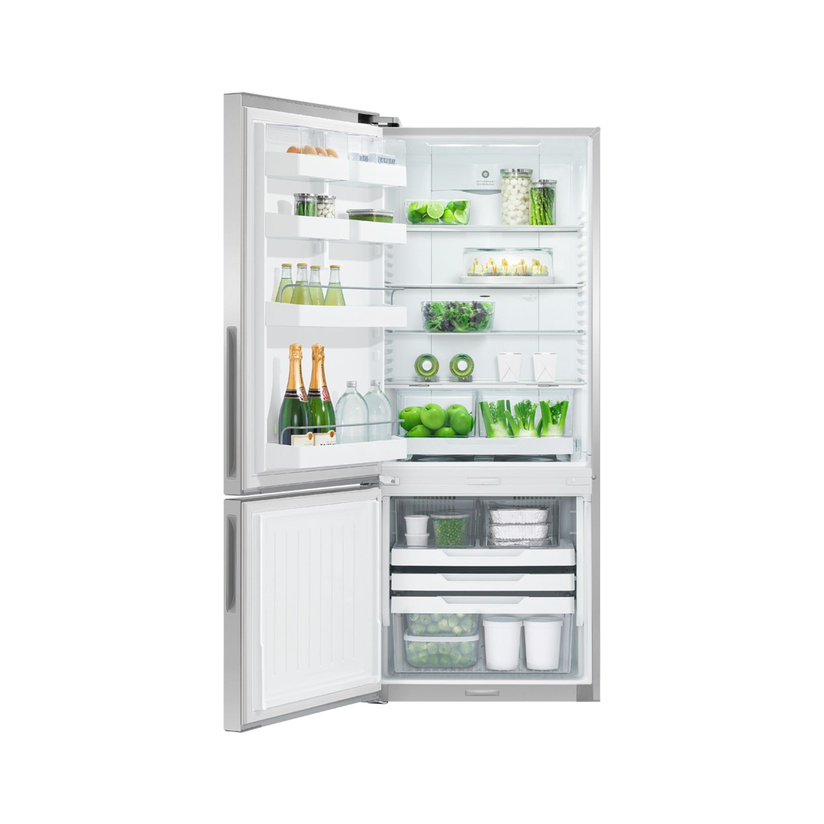 Freestanding Refrigerator Freezer, 68cm, 413L gallery detail image