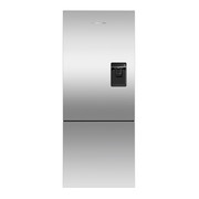 Freestanding Refrigerator Freezer, 68cm, 413L, Stainless Steel gallery detail image