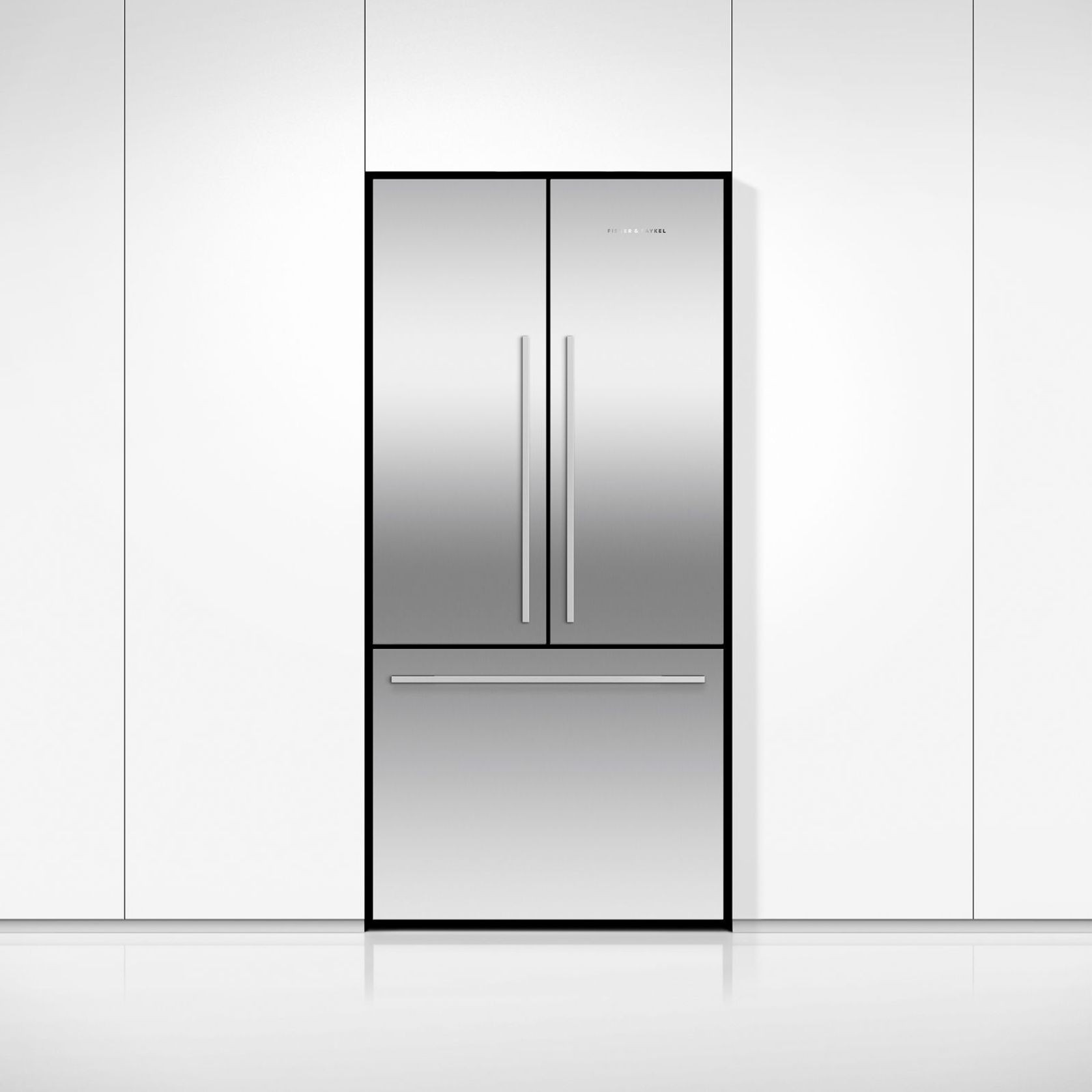 Freestanding French Door Refrigerator Freezer, 79cm, 487L ArchiPro NZ
