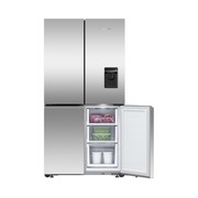Freestanding Quad Door Refrigerator Freezer, 90.5cm, 538L, Ice & Water, Stainless Steel gallery detail image