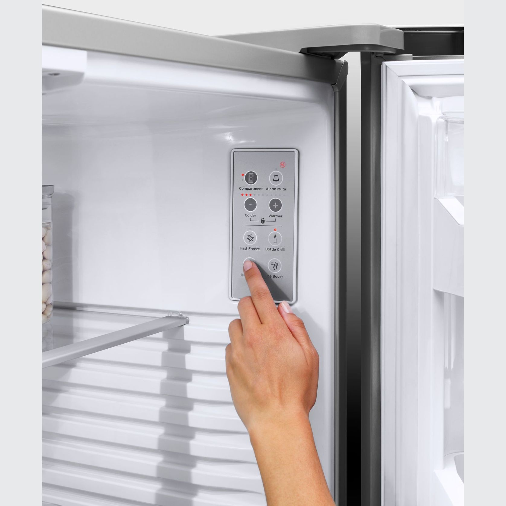 Freestanding French Door Refrigerator Freezer, 90cm, 569L, Ice & Water, French Hinge gallery detail image