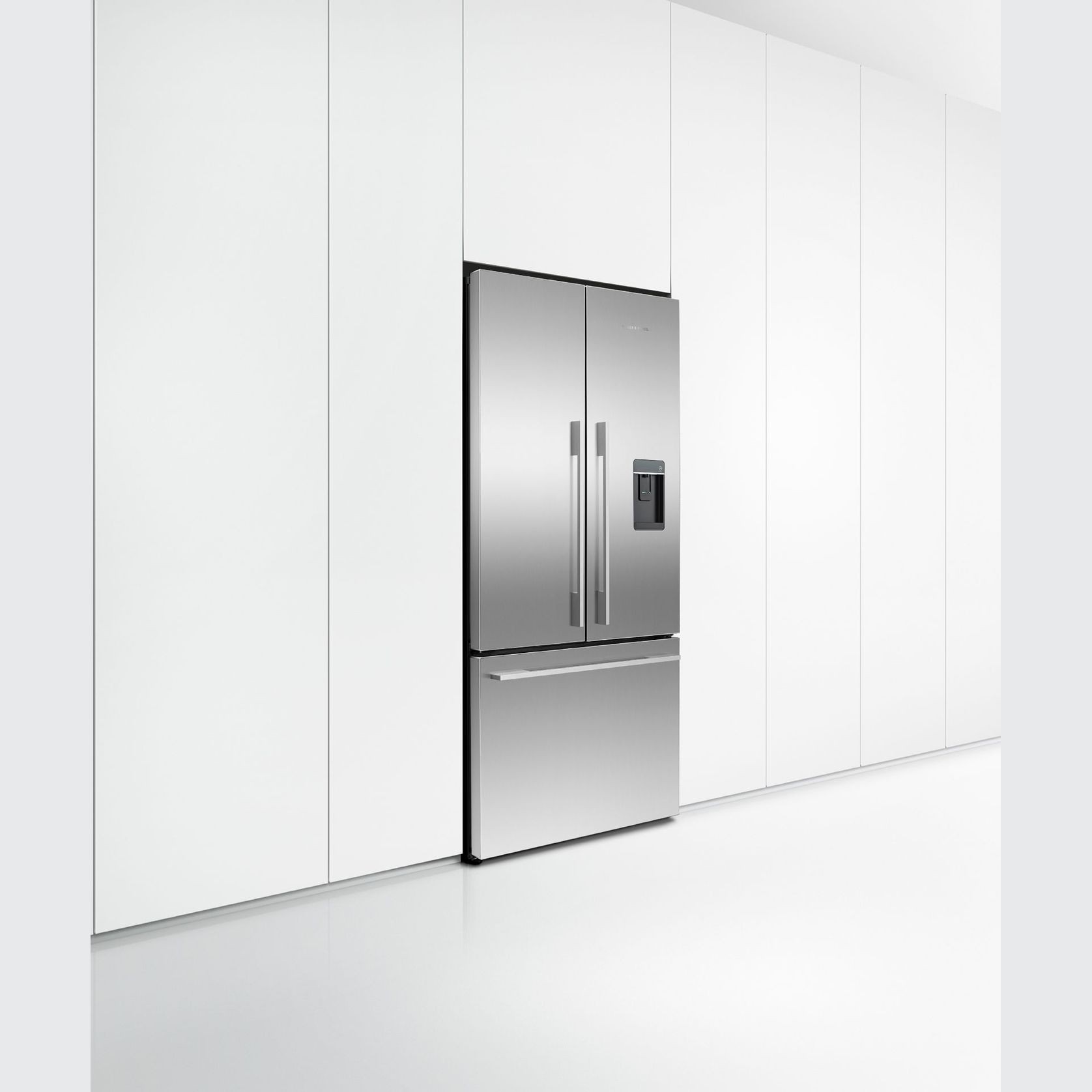 Freestanding French Door Refrigerator Freezer, 90cm, 569L, Ice & Water, French Hinge gallery detail image