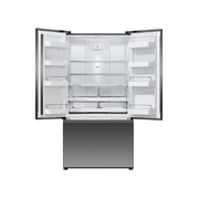 Freestanding French Door Refrigerator Freezer, 90cm, 569L, Ice & Water, Black Stainless Steel gallery detail image