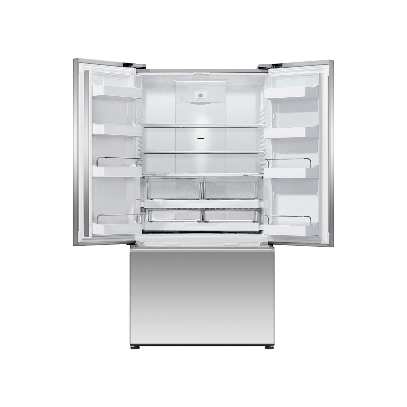 Freestanding French Door Refrigerator Freezer, 90cm, 569L, Ice & Water, Stainless Steel gallery detail image