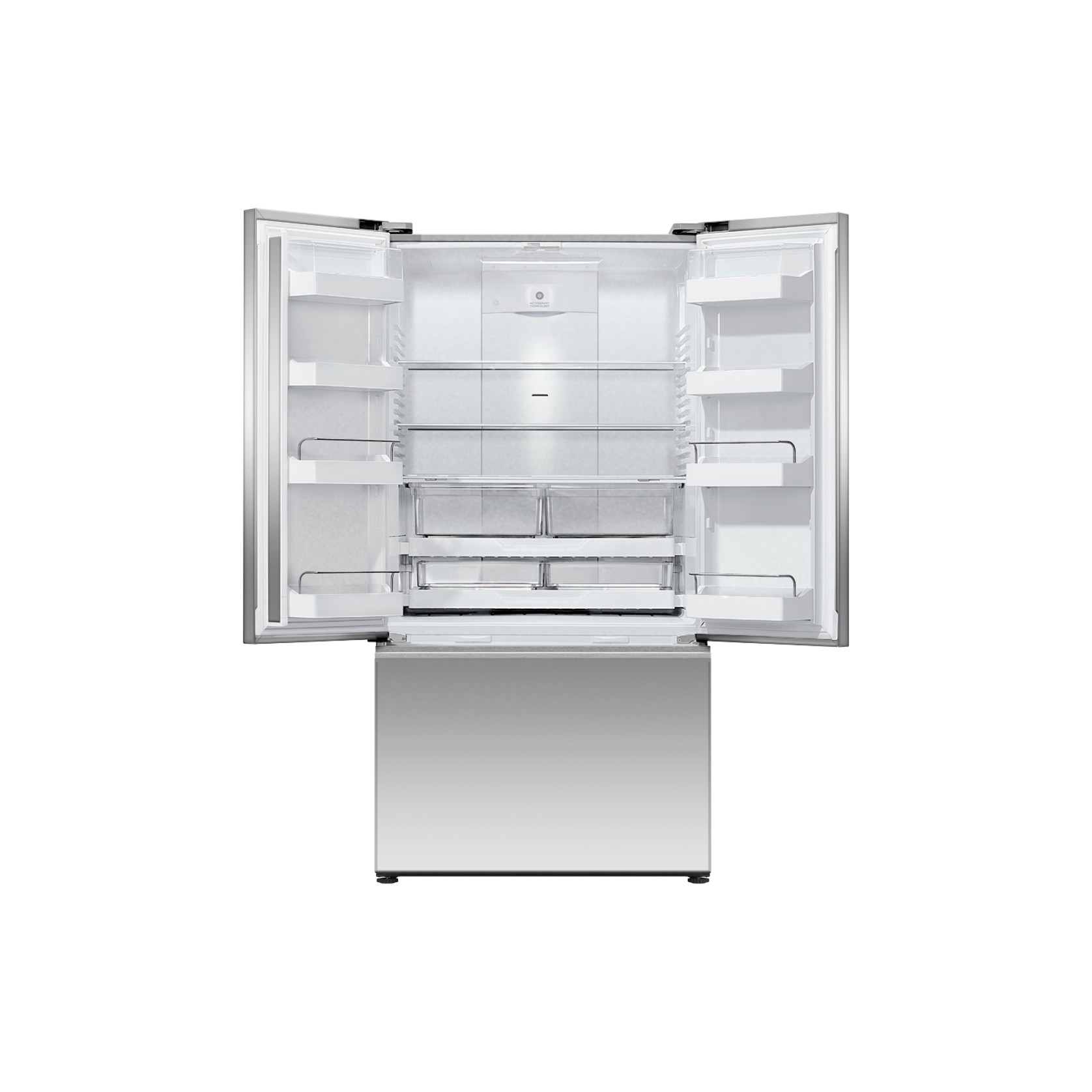 Freestanding French Door Refrigerator Freezer, 90cm, 569L, Ice & Water, Stainless Steel gallery detail image