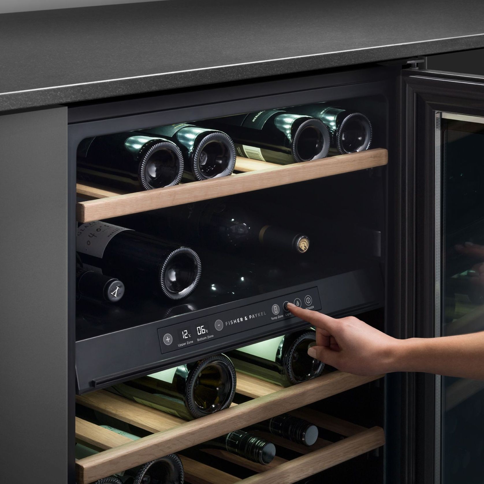 Wine Cabinet, 59.5cm, 38 bottles gallery detail image