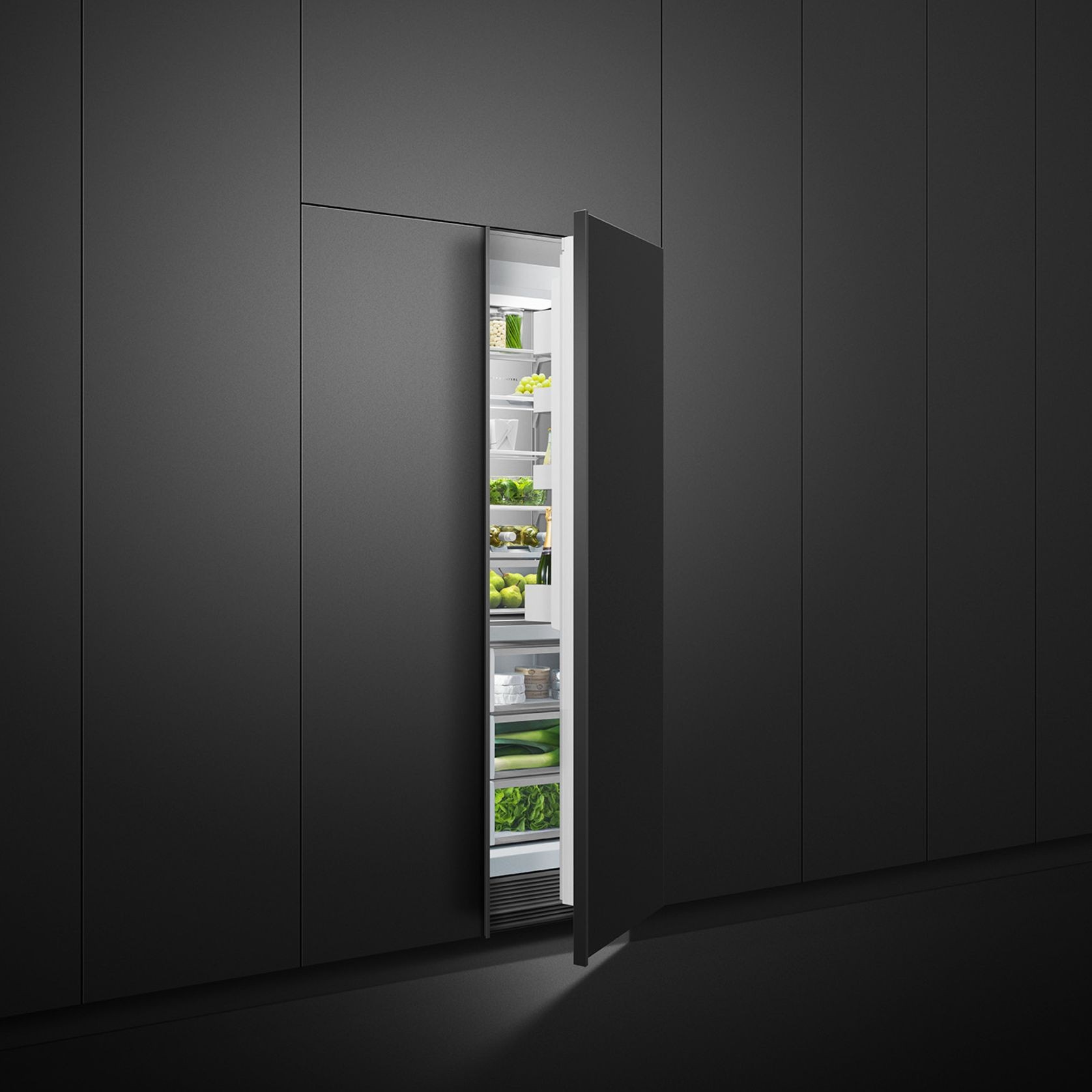 Integrated Column Freezer, 61cm, Ice gallery detail image