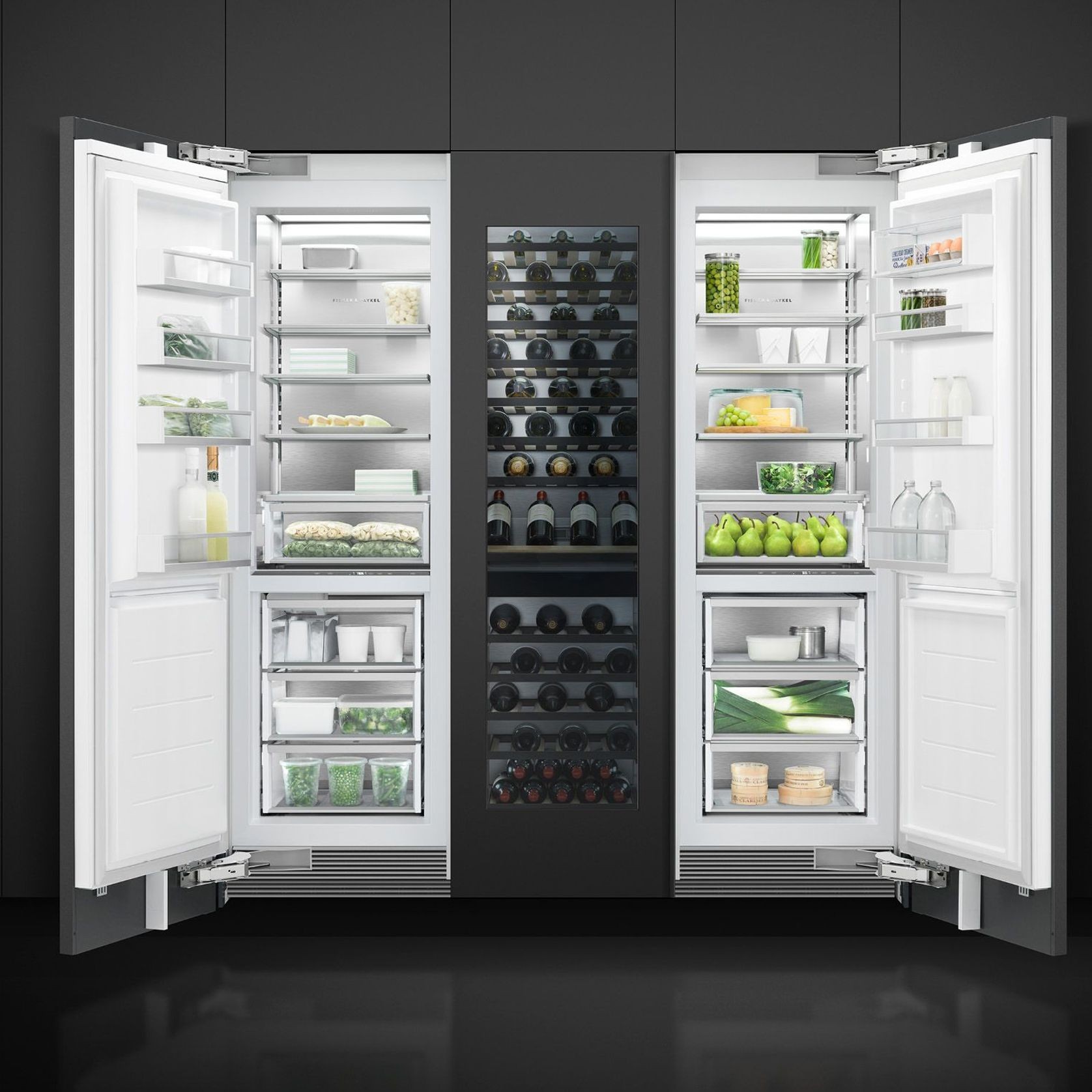 Integrated Column Freezer, 61cm, Ice gallery detail image
