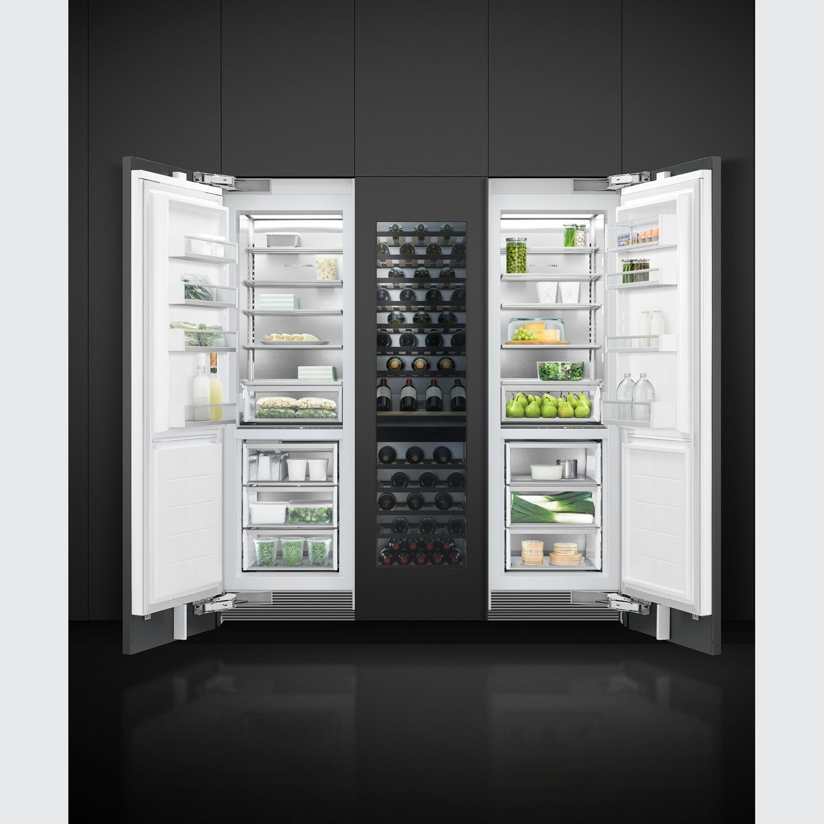 Integrated Column Freezer, 61cm, Ice gallery detail image