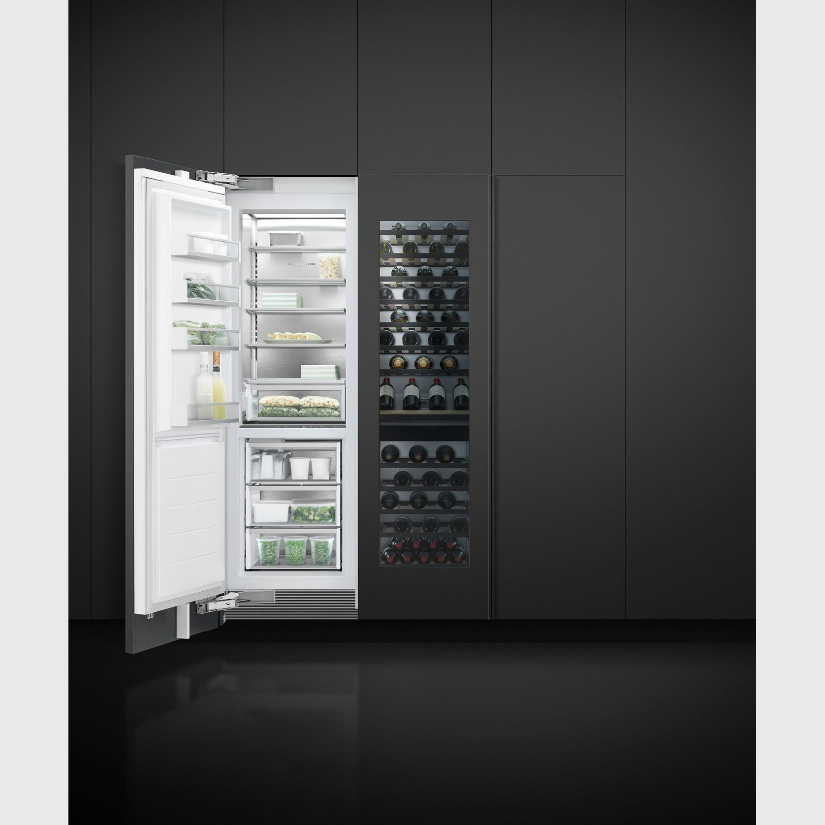 Integrated Column Freezer, 61cm, Ice gallery detail image