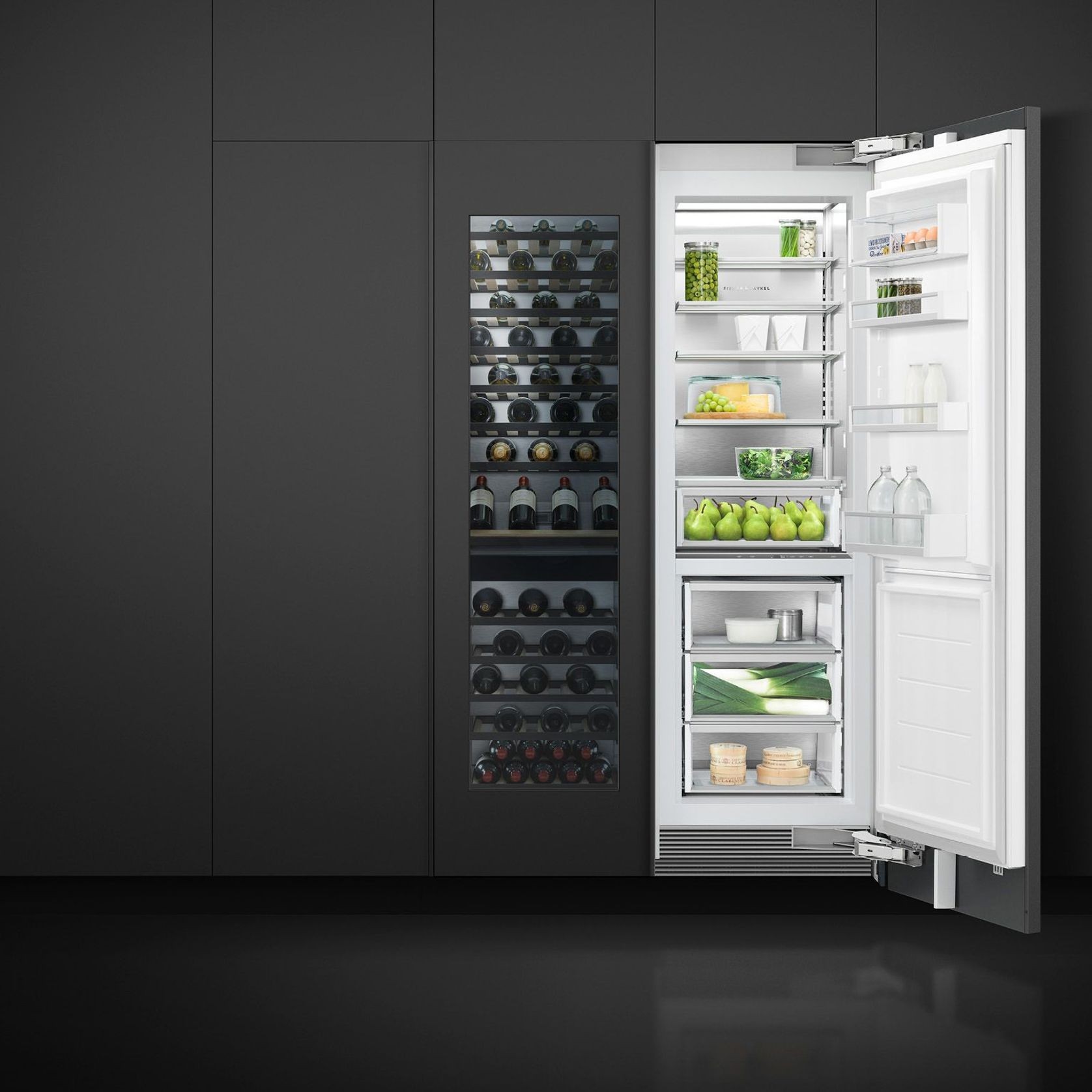 Integrated Column Freezer, 61cm, Ice gallery detail image