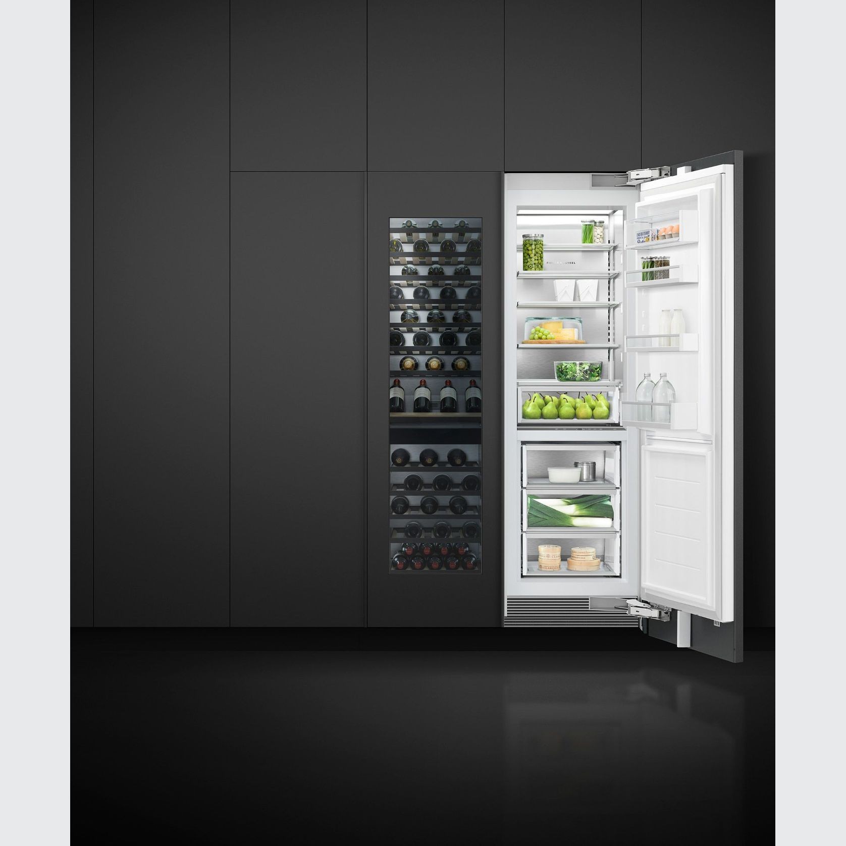 Integrated Column Freezer, 61cm, Ice gallery detail image